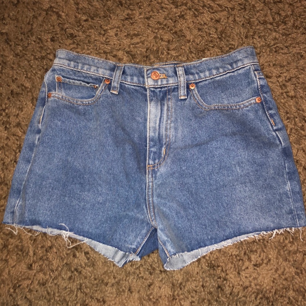 PINK jean shorts